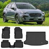 2024 Subaru Crosstrek All Weather 3D TPE Floor Mats Carpet + Trunk Mat