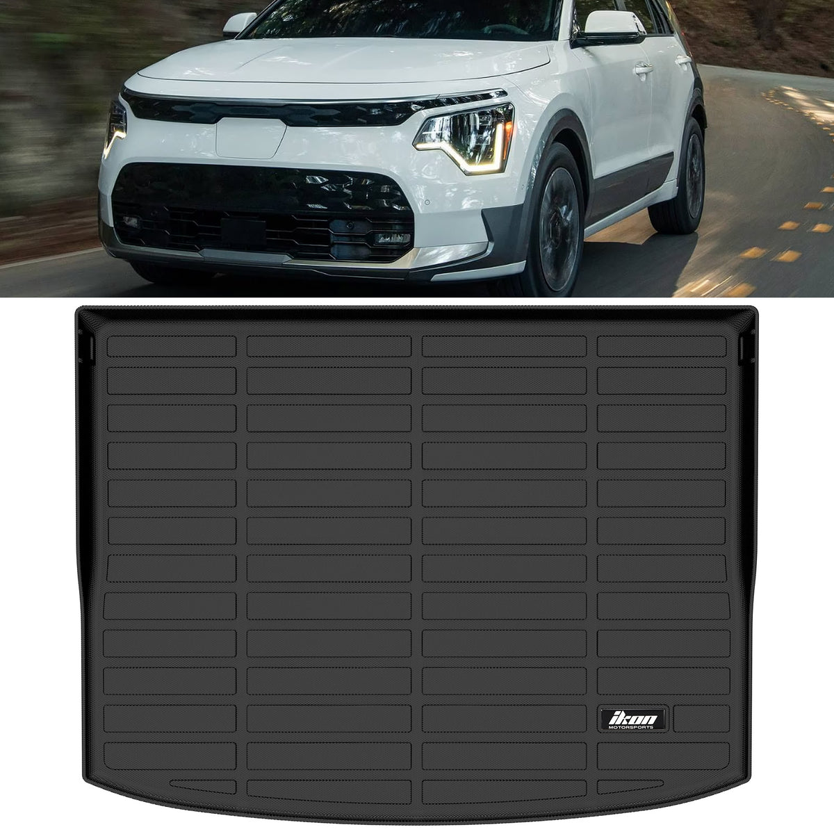 All Weather TPE 3D Floor Mats 3PC + Trunk Mat for Kia Niro EV 2023-2026