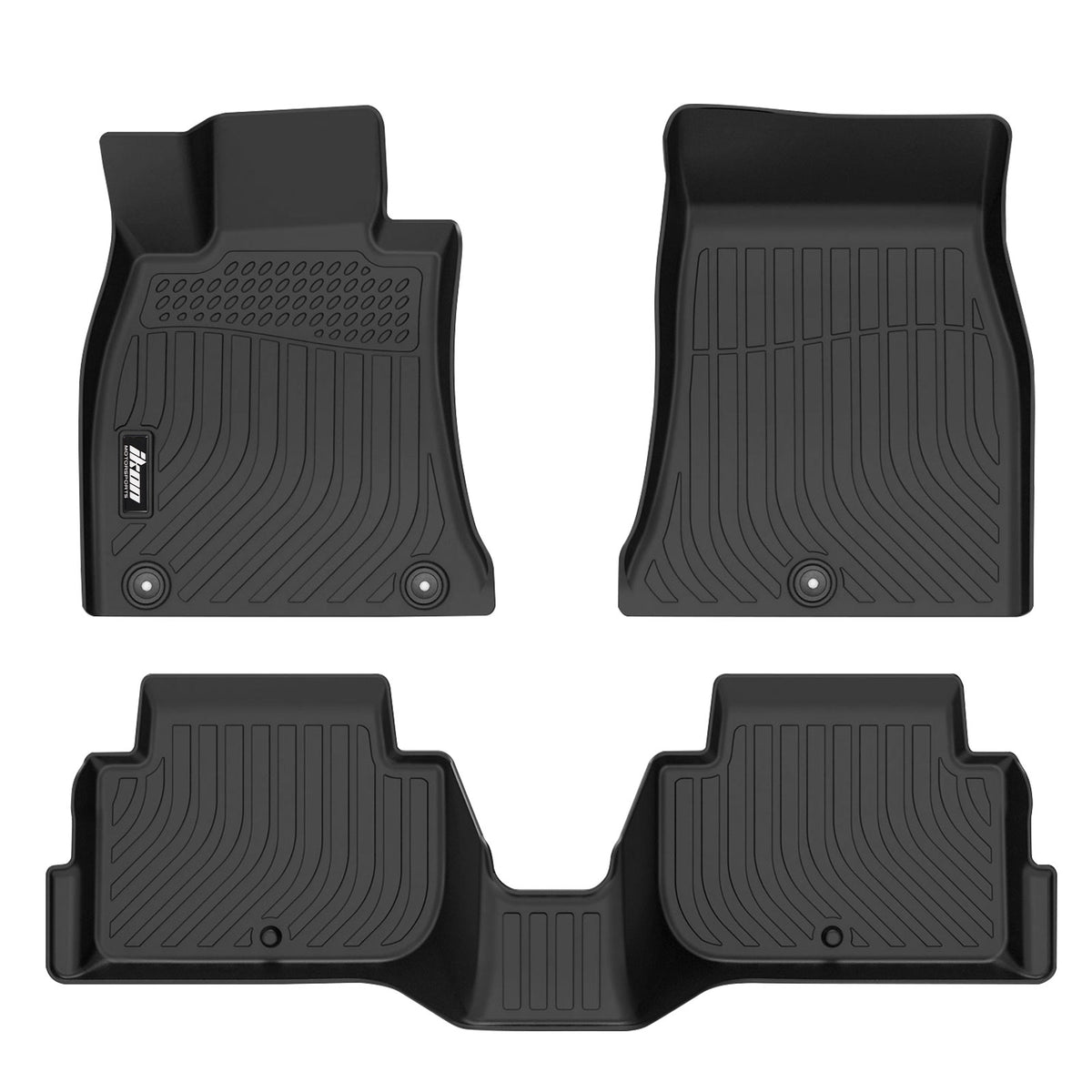 2018-2023 Kia Stinger RWD All Weather TPE 3D Floor Mats + Trunk Mat