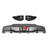 2020-2024 Tesla Y IKON Matte Black Rear Bumper Lip W/ RearÂ Aprons PP