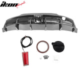 2020-2024 Tesla Y IKON Matte Black Rear Bumper Lip W/ RearÂ Aprons PP