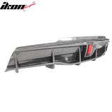 2020-2024 Tesla Y IKON Carbon Fiber Print Rear Lip W/ RearÂ Aprons PP