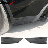 2020-2024 Tesla Y IKON Carbon Fiber Print Rear Lip W/ RearÂ Aprons PP