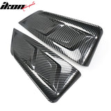 2020-2024 Tesla Y IKON Carbon Fiber Print Rear Lip W/ RearÂ Aprons PP
