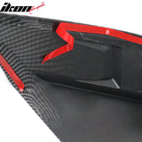 2020-2024 Tesla Y IKON Carbon Fiber Print Rear Lip W/ RearÂ Aprons PP