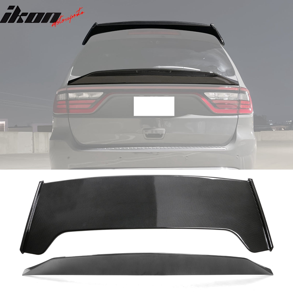 2014-2025 Dodge Durango ABS Trunk Spoiler + Roof Spoiler