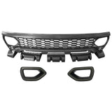 2020-2023 Dodge Charger SRT Widebody Style Smoke LED Mesh Grille ABS