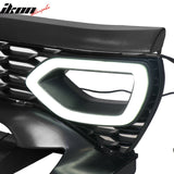 2020-2023 Dodge Charger SRT Widebody Style Smoke LED Mesh Grille ABS