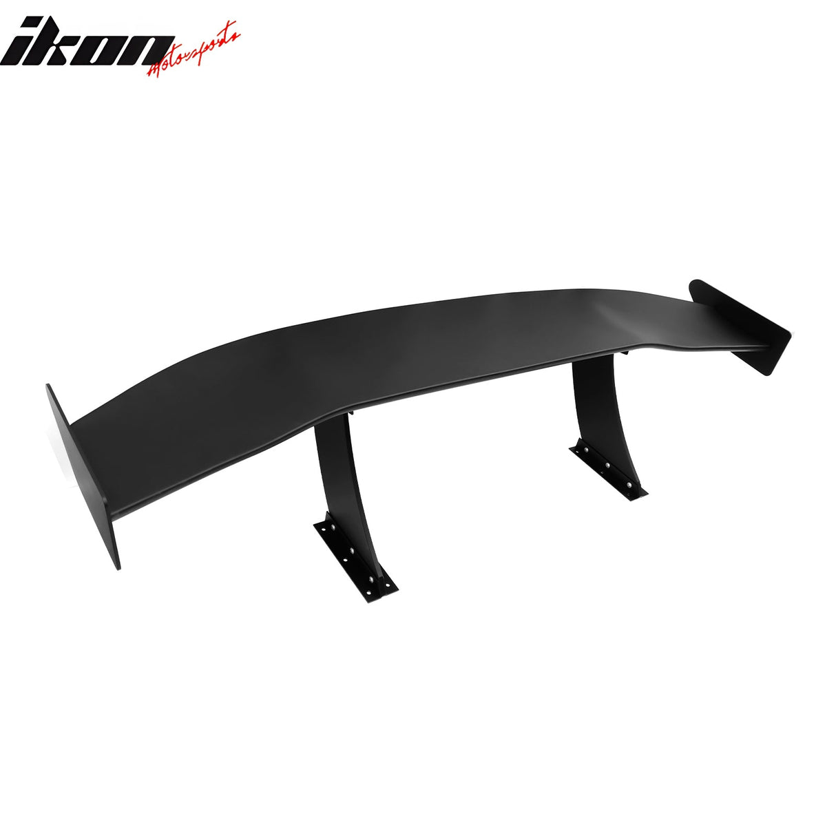 Universal 57'' GT Trunk Spoiler V1 Brackets V4A Legs + Side Plates ABS