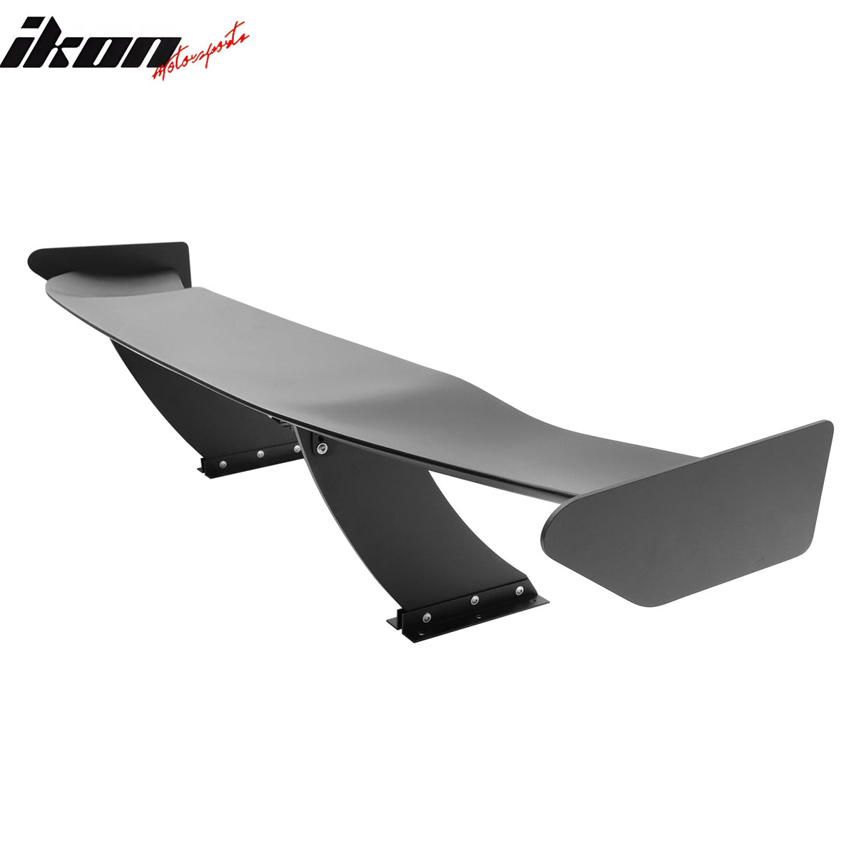 Universal 57'' GT Trunk Spoiler V1 Brackets V4A Legs + Side Plates ABS