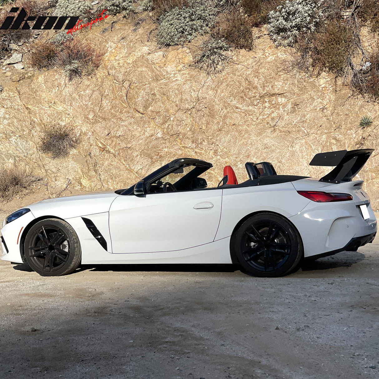 Universal 61'' GT Trunk Spoiler V1 Brackets V4A Legs + V4D Plates ABS