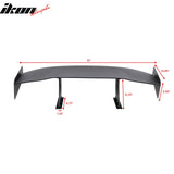 Universal 61'' GT Trunk Spoiler V1 Brackets V4A Legs + V4D Plates ABS