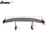 Universal 61'' GT Trunk Spoiler V1 Brackets V4C Legs + V4A Plates ABS