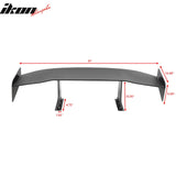 Universal 61'' GT Trunk Spoiler V1 Brackets V4C Legs + V4D Plates ABS