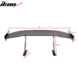 Universal 61'' GT Trunk Spoiler V1 Brackets V4D Legs + V4A Plates ABS