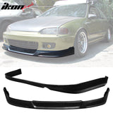 Rear Diffuser & Front Lip ForÂ 1992-1995 Honda Civic JDM Unpainted