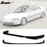 Rear Diffuser & Front Lip ForÂ 1992-1995 Honda Civic PU Unpainted