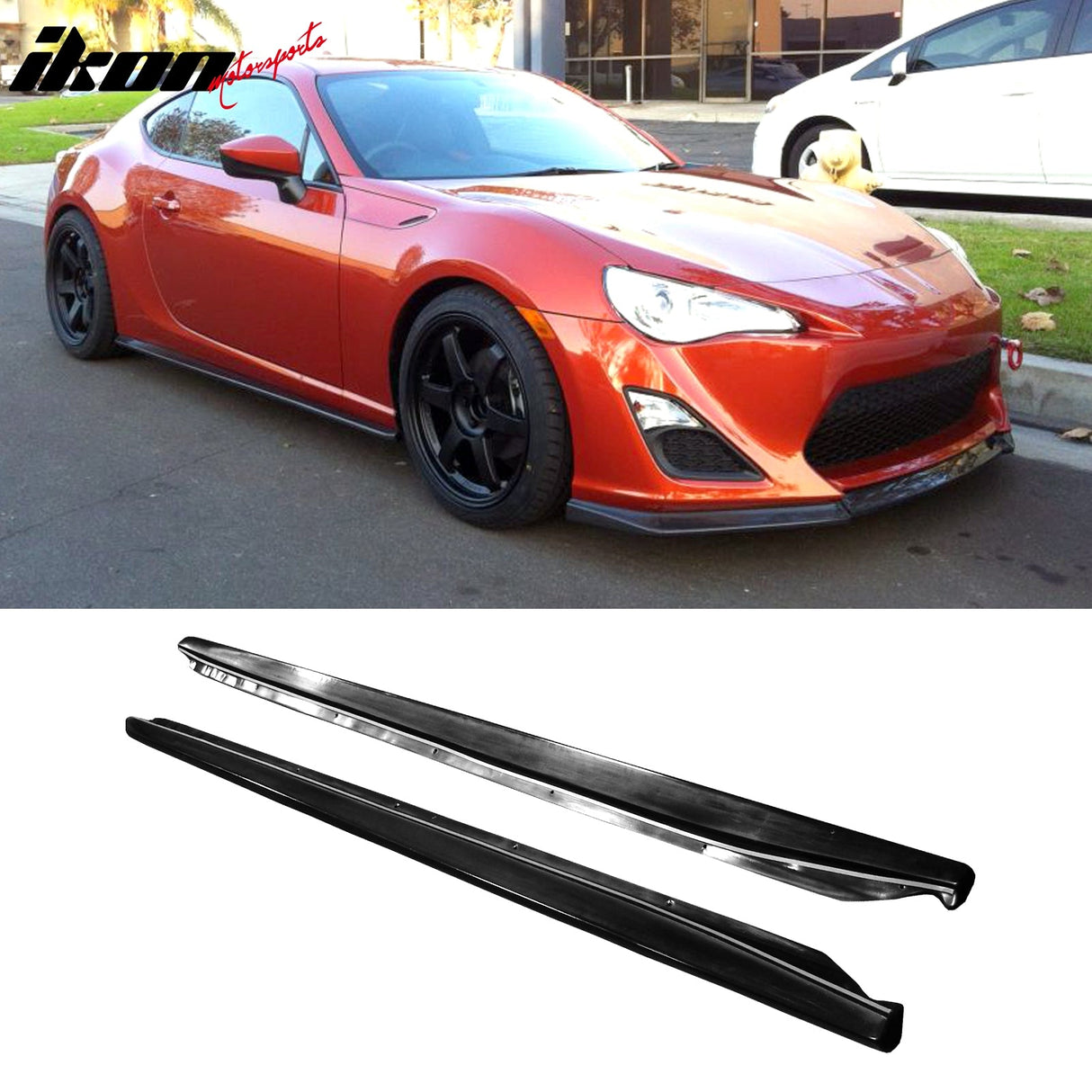 Side Skirts & Front Lip For 2013-2016 Scion FR-S GR Style PU Unpainted