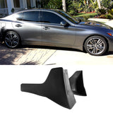 Side Skirts & Corner Aprons For 2014-2017 INFINITI Q50 JDM Sports PU