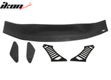 56"Inch GT Style Trunk Spoiler V1 Side Plates V3 Legs 3D Carbon Fiber