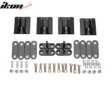 56"Inch GT Style Trunk Spoiler V1 Side Plates V6 Legs 3D Carbon Fiber
