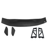 56"Inch GT Style Trunk Spoiler V1 Side Plates V6 Legs 3D Carbon Fiber