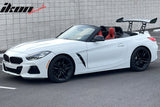 56"Inch GT Style Trunk Spoiler V1 Side Plates V6 Legs 3D Carbon Fiber