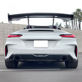 57'' 12" Height Drag Trunk Spoiler V2 Side Plates V3 Legs Carbon Fiber