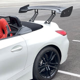 57'' 12" Height Drag Trunk Spoiler V2 Side Plates V3 Legs Carbon Fiber