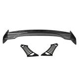 57'' 12" Height Drag Trunk Spoiler V2 Side Plates V3 Legs Carbon Fiber