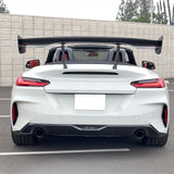 57'' 12" Height Drag Trunk Spoiler V2 Side Plates V5 Legs Carbon Fiber
