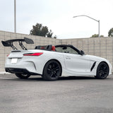57'' 12" Height Drag Trunk Spoiler V2 Side Plates V5 Legs Carbon Fiber