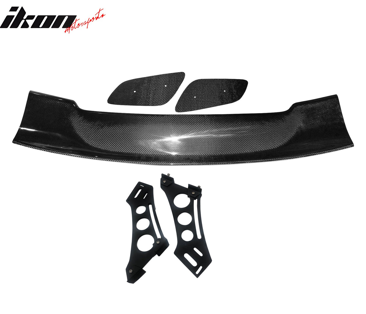 57'' 12" Height Drag Trunk Spoiler V2 Side Plates V5 Legs Carbon Fiber