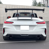 57'' 12" Height Drag Trunk Spoiler V2 Side Plates V6 Legs Carbon Fiber