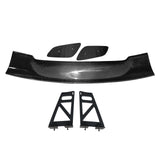 57'' 12" Height Drag Trunk Spoiler V2 Side Plates V6 Legs Carbon Fiber