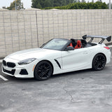 56"Inch GT Style Trunk Spoiler V3 Side Plates V5 Legs 3D Carbon Fiber