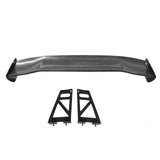 56"Inch GT Style Trunk Spoiler V3 Side Plates V6 Legs 3D Carbon Fiber