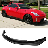 Front Lip & Matching Splitter For 2006-2009 Nissan 350Z N1 Style Black
