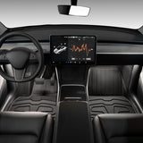 2020-2025 Tesla Model Y Floor + Trunk Mats 3D TPE Carpets Cargo Liner