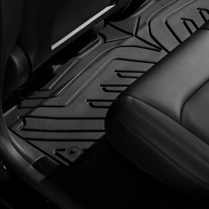 2020-2025 Tesla Model Y Floor + Trunk Mats 3D TPE Carpets Cargo Liner