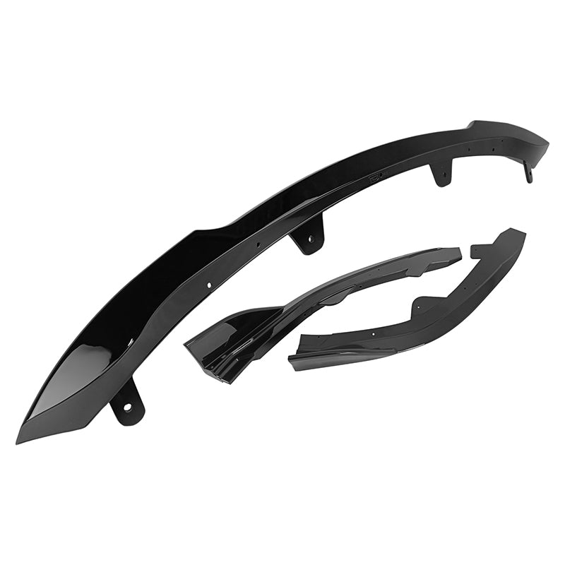 2019-2022 Toyota Corolla Auris 5-Door Gloss Black 3PC Front Bumper Lip
