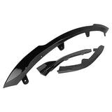 2019-2022 Toyota Corolla Auris 5-Door Gloss Black 3PC Front Bumper Lip