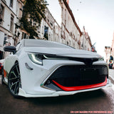 2019-2021 Toyota Corolla Auris 5-Door Matte Black 3PC Front Bumper Lip