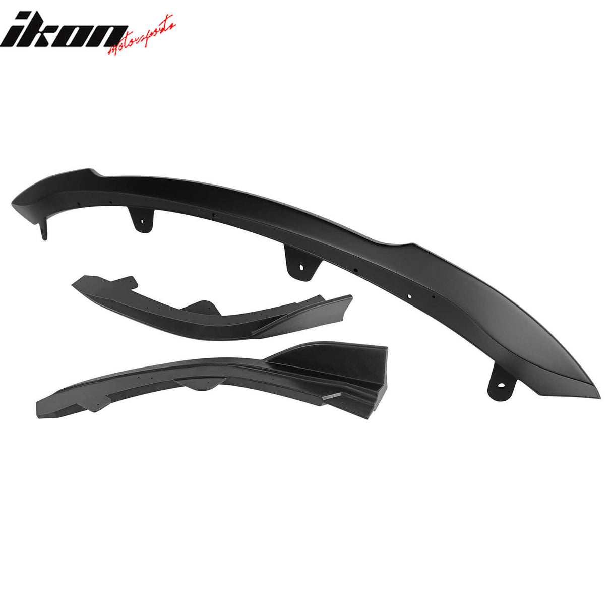 2019-2021 Toyota Corolla Auris 5-Door Matte Black 3PC Front Bumper Lip