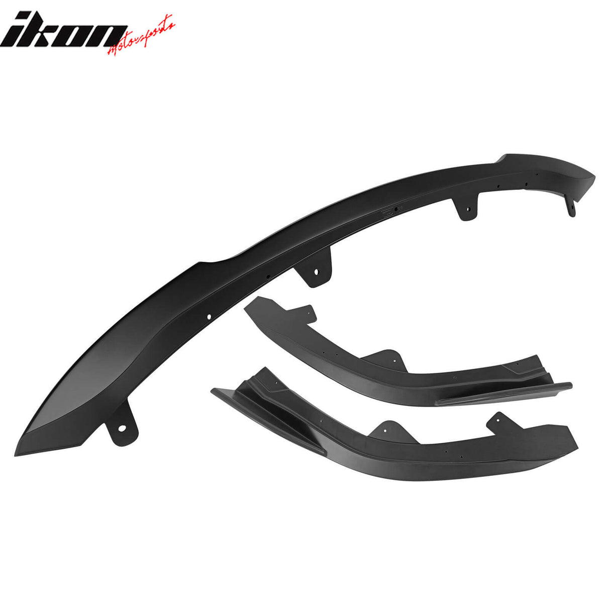2019-2021 Toyota Corolla Auris 5-Door Matte Black 3PC Front Bumper Lip
