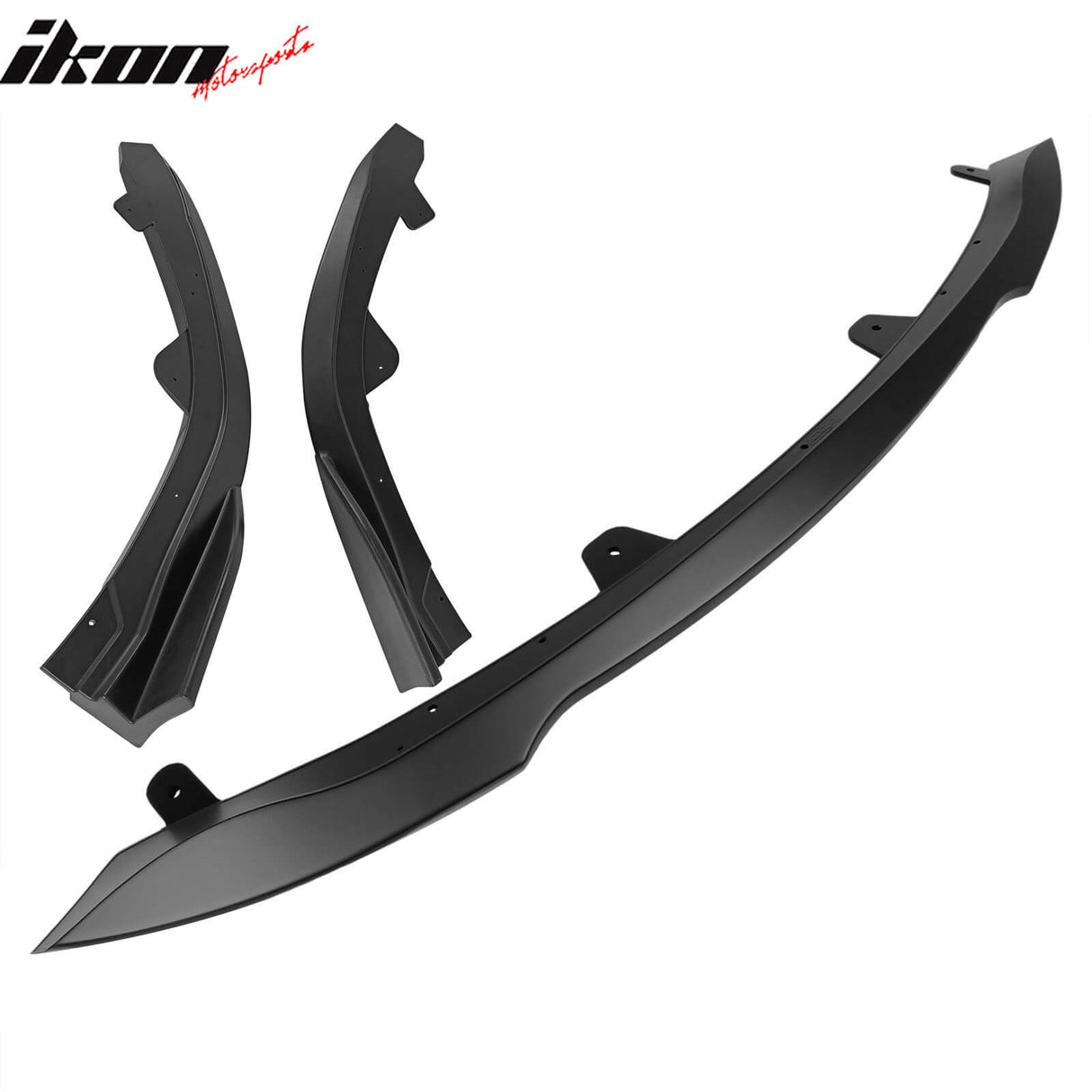 2019-2021 Toyota Corolla Auris 5-Door Matte Black 3PC Front Bumper Lip