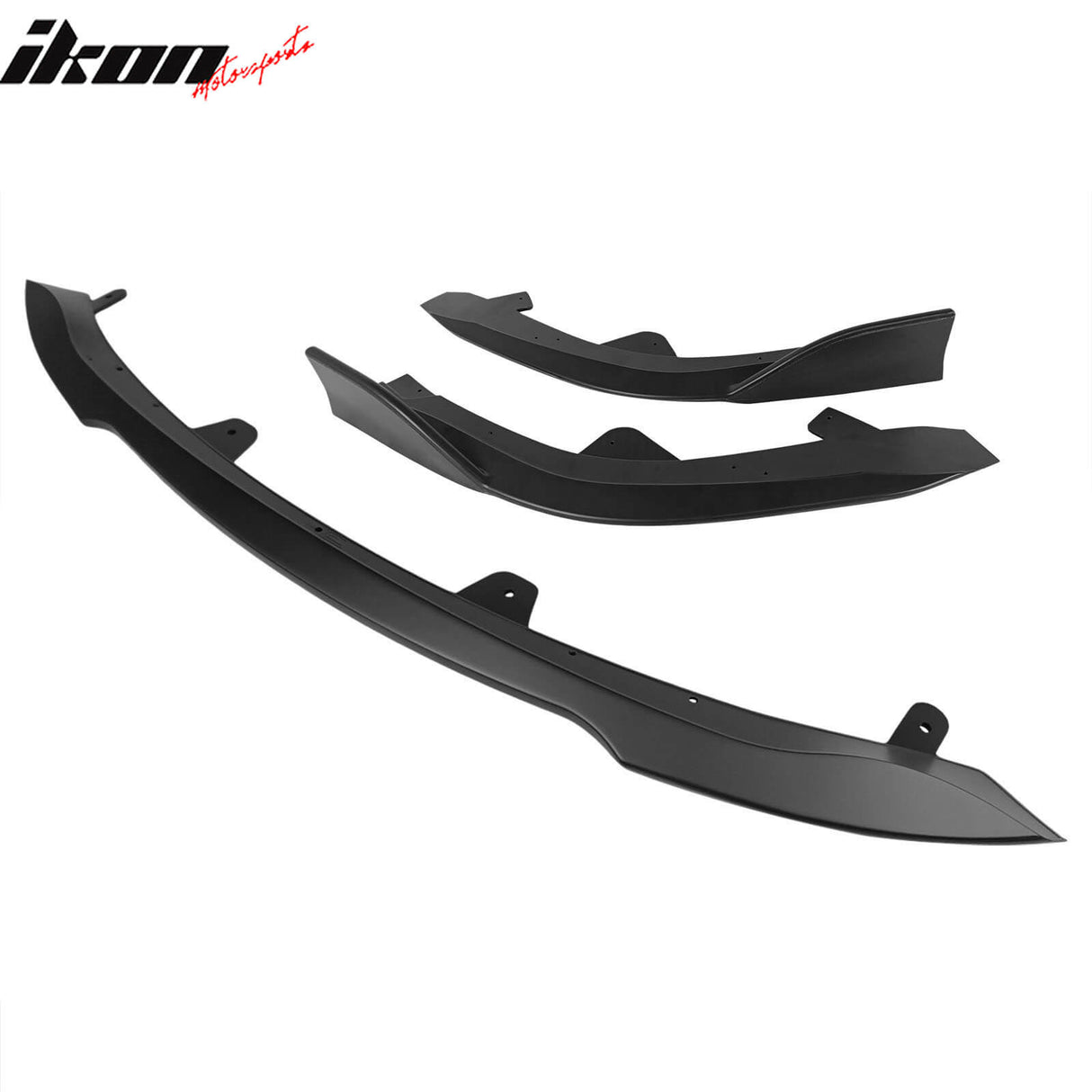2019-2021 Toyota Corolla Auris 5-Door Matte Black 3PC Front Bumper Lip