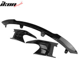 2019-2021 Toyota Corolla Gloss Black Front Bumper Lip + Side Canards