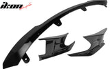2019-2021 Toyota Corolla Gloss Black Front Bumper Lip + Side Canards