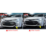 2022-2025 Toyota Corolla Auris 5-Door Matte Black 3PC Front Bumper Lip